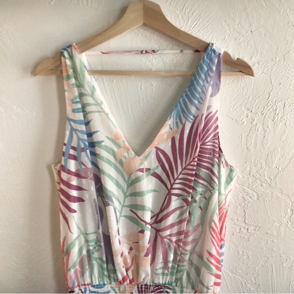 Ramy Brook✨Printed Hazel Metallic Mini Dress - Picture 4 of 11